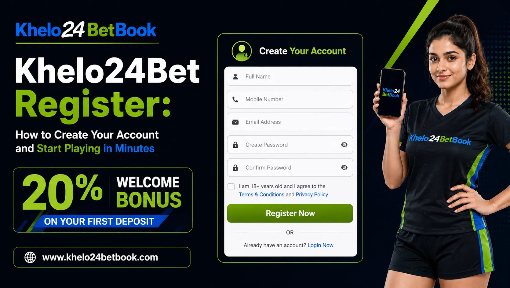 Khelo24Bet registration overview
