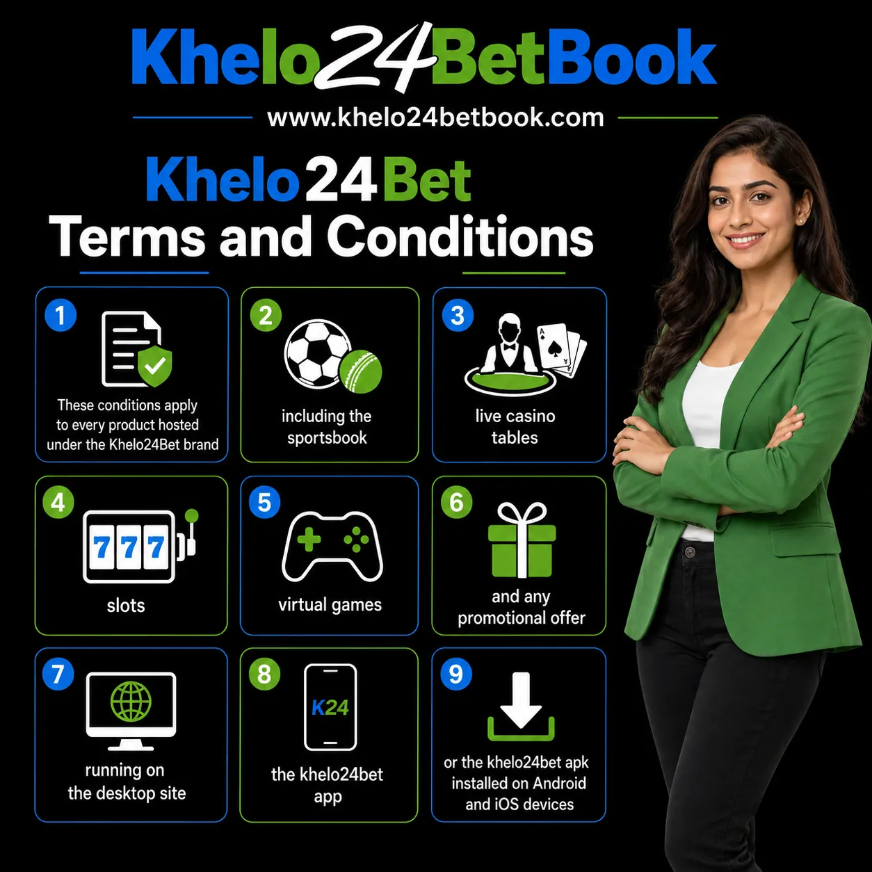 Khelo24Bet terms and conditions